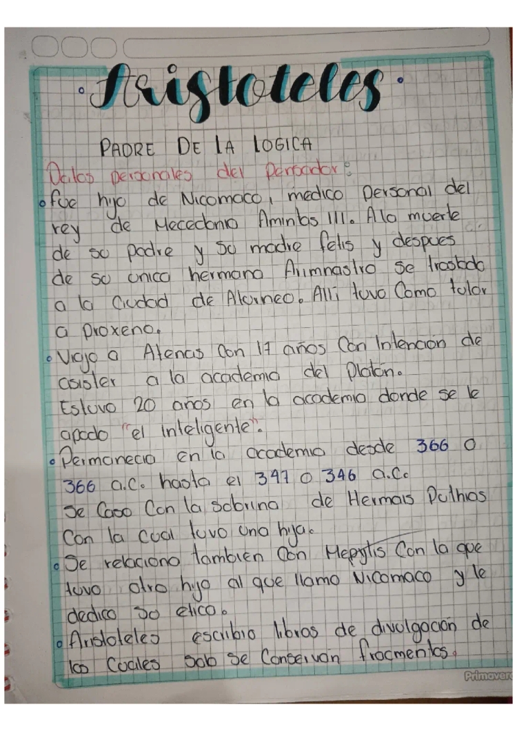 ¿Quiénes fueron Aristóteles, Sócrates y Platón?