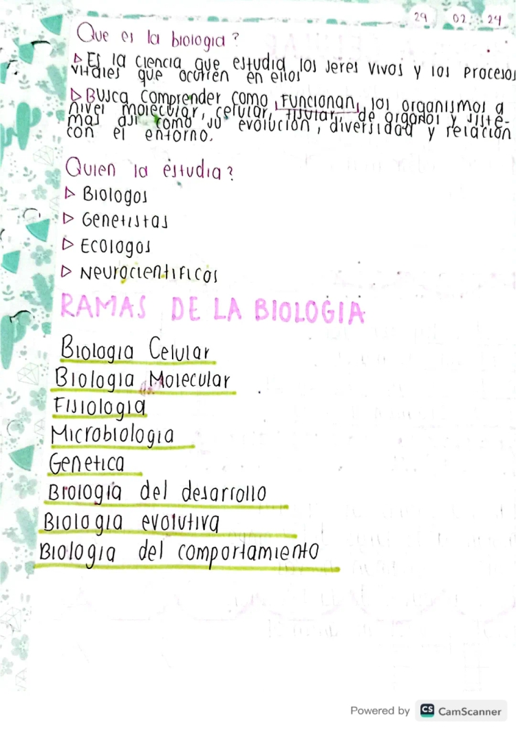 Ramas de la Biología y su Definición: Descubre las 50 Principales