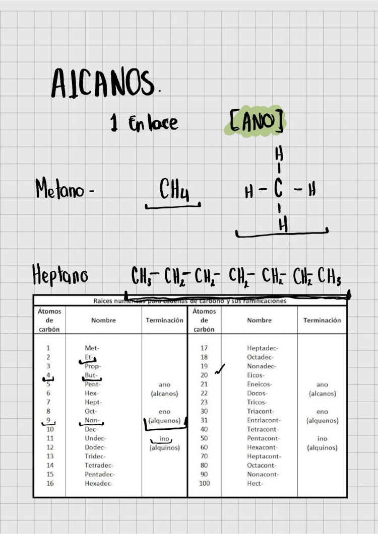 3 diferencias entre alcanos, alquenos y alquinos + Ejemplos y Nomenclatura