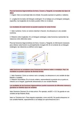 Investigación Funciones trigonométricas