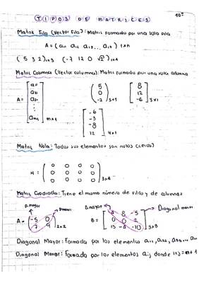 Descubre los 12 Tipos de Matrices: ¡Con Ejemplos y PDF!