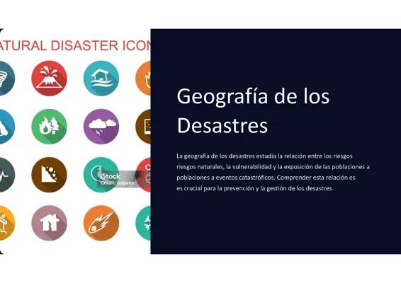 Geografía de los desastres: 