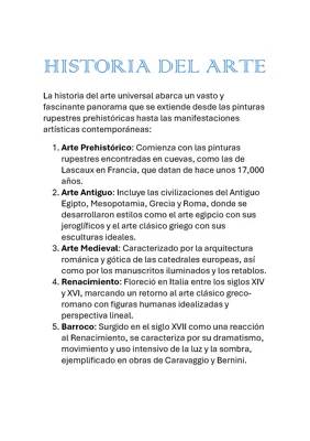 HISTORIA DEL ARTE