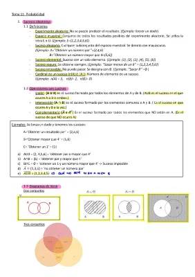 Aprende Probabilidad: Experimentos Aleatorios y Diagramas de Venn