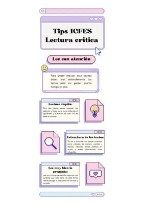 Tips ICFES lectura crítica 