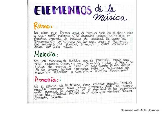 Elementos de la música