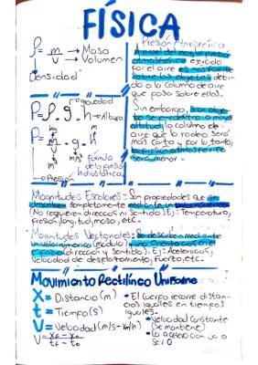 Principios Básicos de la Física: Presión y Movimiento