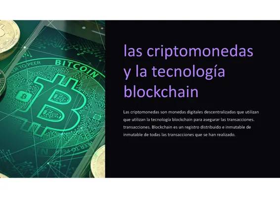 Criptomonedas y Blockchain