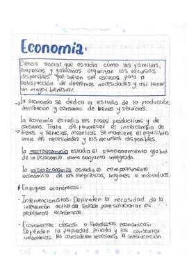 La economía y el crecimiento económico 