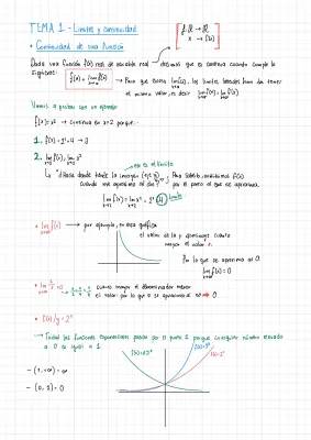 Aprende Límites y Continuidad para 1 y 2 Bachillerato con Ejemplos y Ejercicios