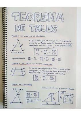 10 Ejemplos y Ejercicios Resueltos del Teorema de Tales para Secundaria