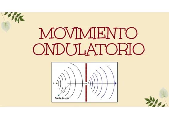 Movimiento Ondulatorio 