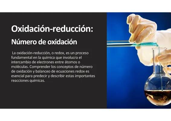 Oxidación-reducción: 