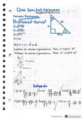 Razones trigonométricas 