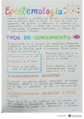 Epistemología