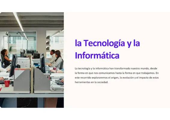 Introducción a la Tecnología y la Informática: 