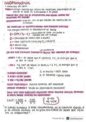 Química grado 11 - Calorimetría Conceptos