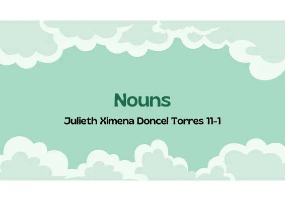 Nouns