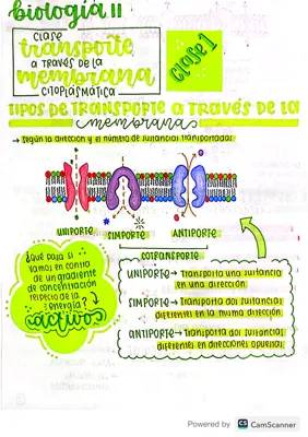 Biología grado 1 y 11 - La membrana plasmática