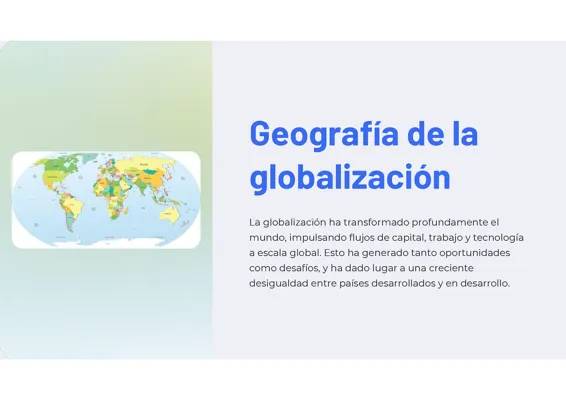 La globalización