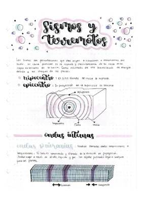 SISMOS Y TERREMOTOS 