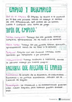 EMPLEO Y DESEMPLEO