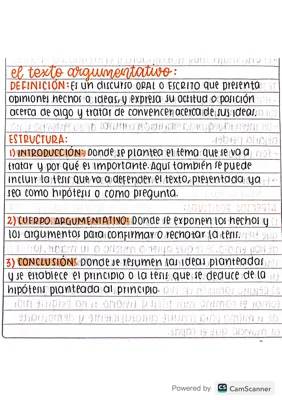 Lengua Castellana grado 10 y 11 - Texto Argumentativo