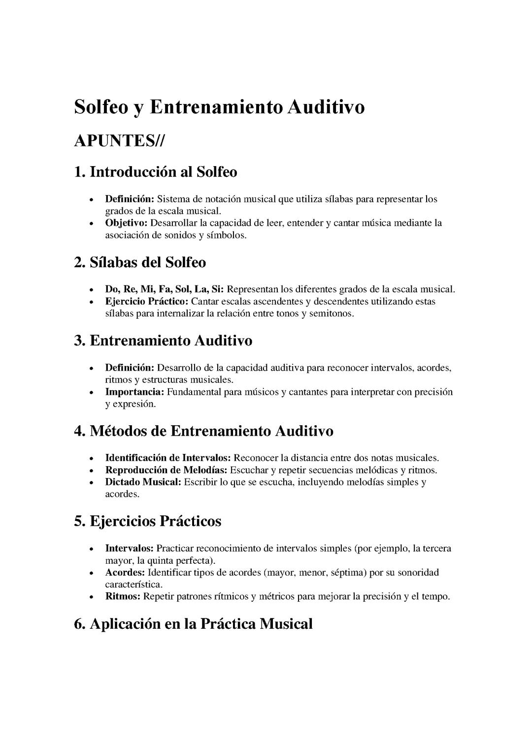 Guía de Solfeo y Entrenamiento Auditivo