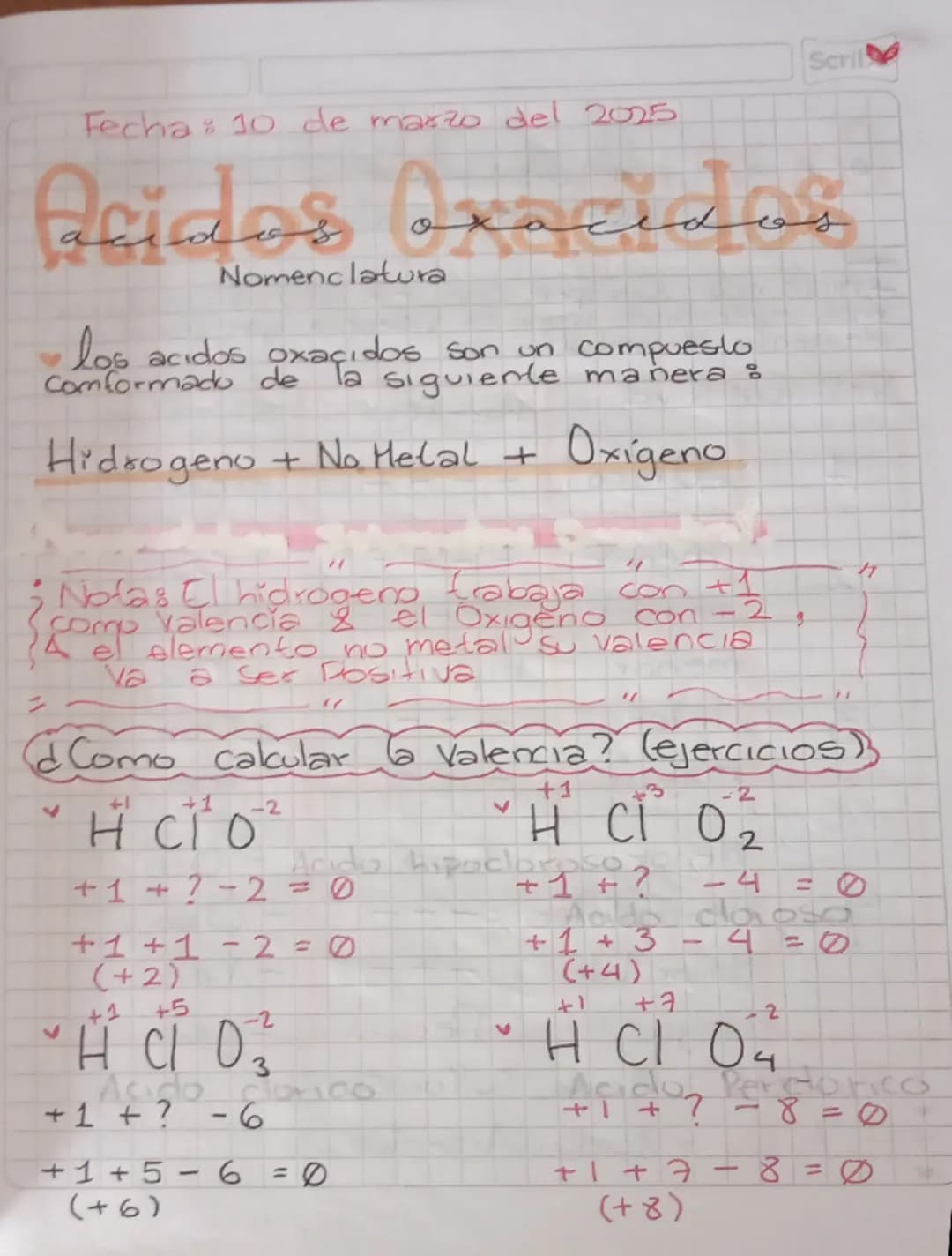 NOMENCINTURA
Sistematica
Se nombra el compuesto según el subindice.
(número chiquito de abajo)
1. Mono
2. Di
3. Tri
4. Tetra
5. Penta
6. Hex