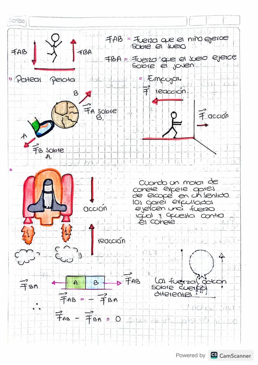 .
LETES DE NEWION
1 Ley de inercian dio
1.
F
Un Obojeto en recoso cermanece en repaso o si está en movimi-
ento, permanece en movimiento a u