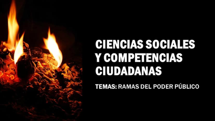 CIENCIAS SOCIALES
Y COMPETENCIAS
CIUDADANAS
TEMAS: RAMAS DEL PODER PÚBLICO RAMAS DEL PODER PÚBLICO
El poder ejecutivo
Representado por el Pr