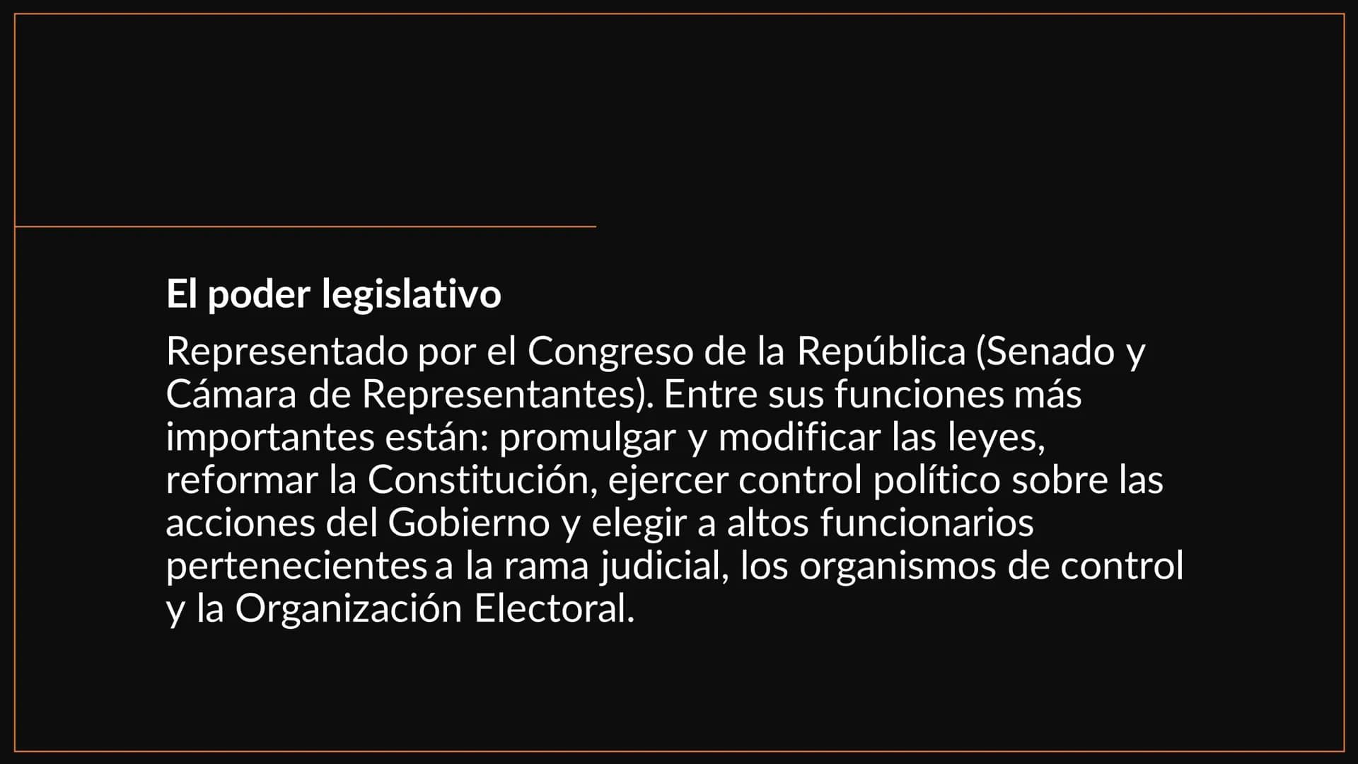 CIENCIAS SOCIALES
Y COMPETENCIAS
CIUDADANAS
TEMAS: RAMAS DEL PODER PÚBLICO RAMAS DEL PODER PÚBLICO
El poder ejecutivo
Representado por el Pr