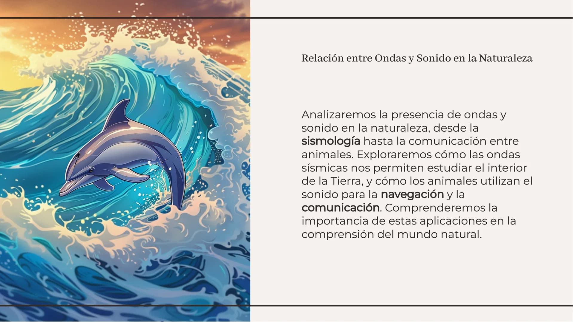 Exploración de las Propiedades
de las Ondas y el Sonido en Física Introducción a las Ondas y el Sonido
En esta presentación exploraremos las