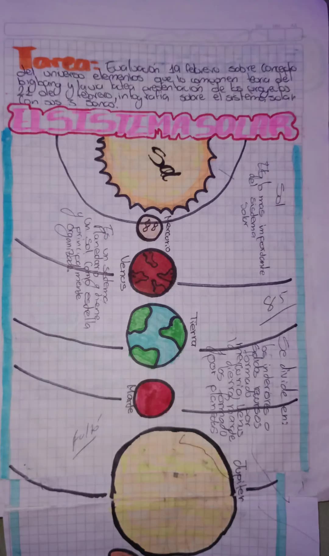 temus del primer
periodo
temas del universo
origen
del
universo
Cuerpos del universo
La galarda que habitamos
El sistema solar
Cercos del si