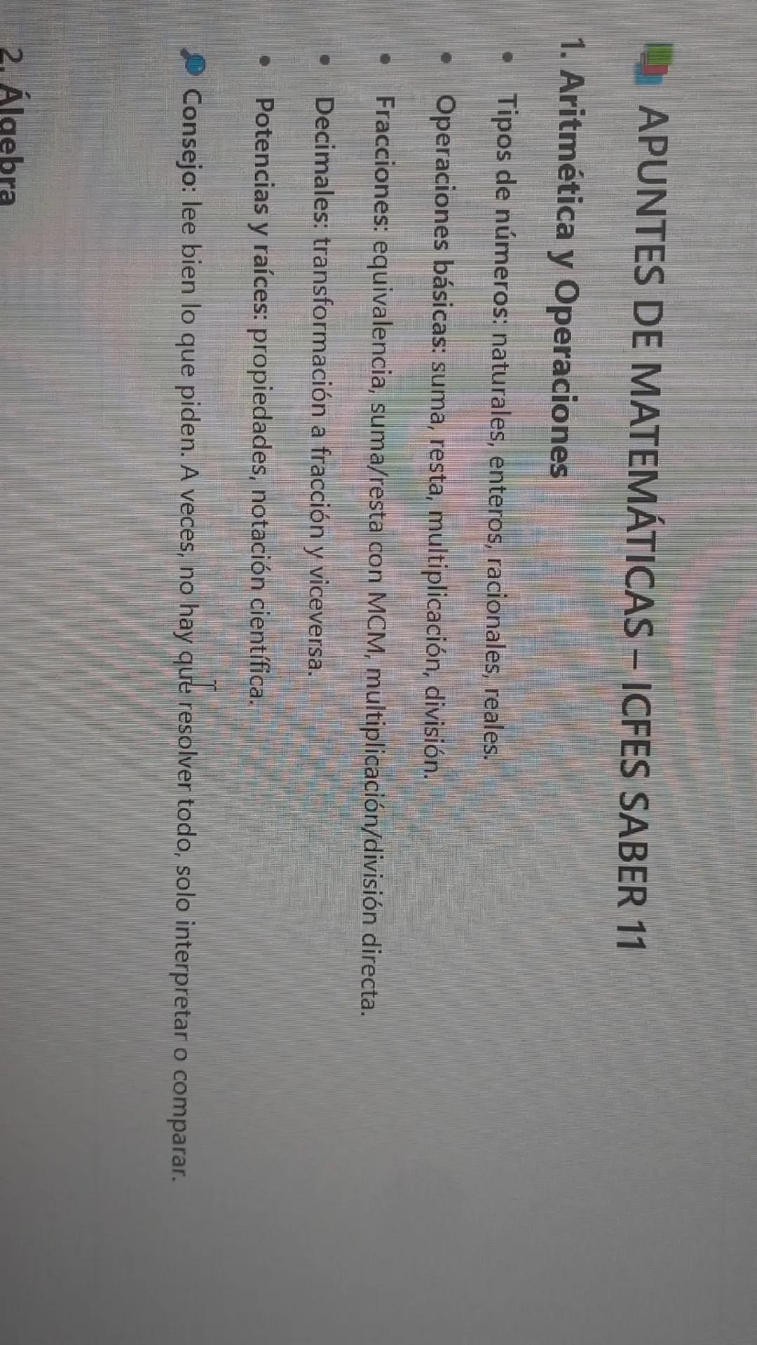 Apuntes de matemáticas 