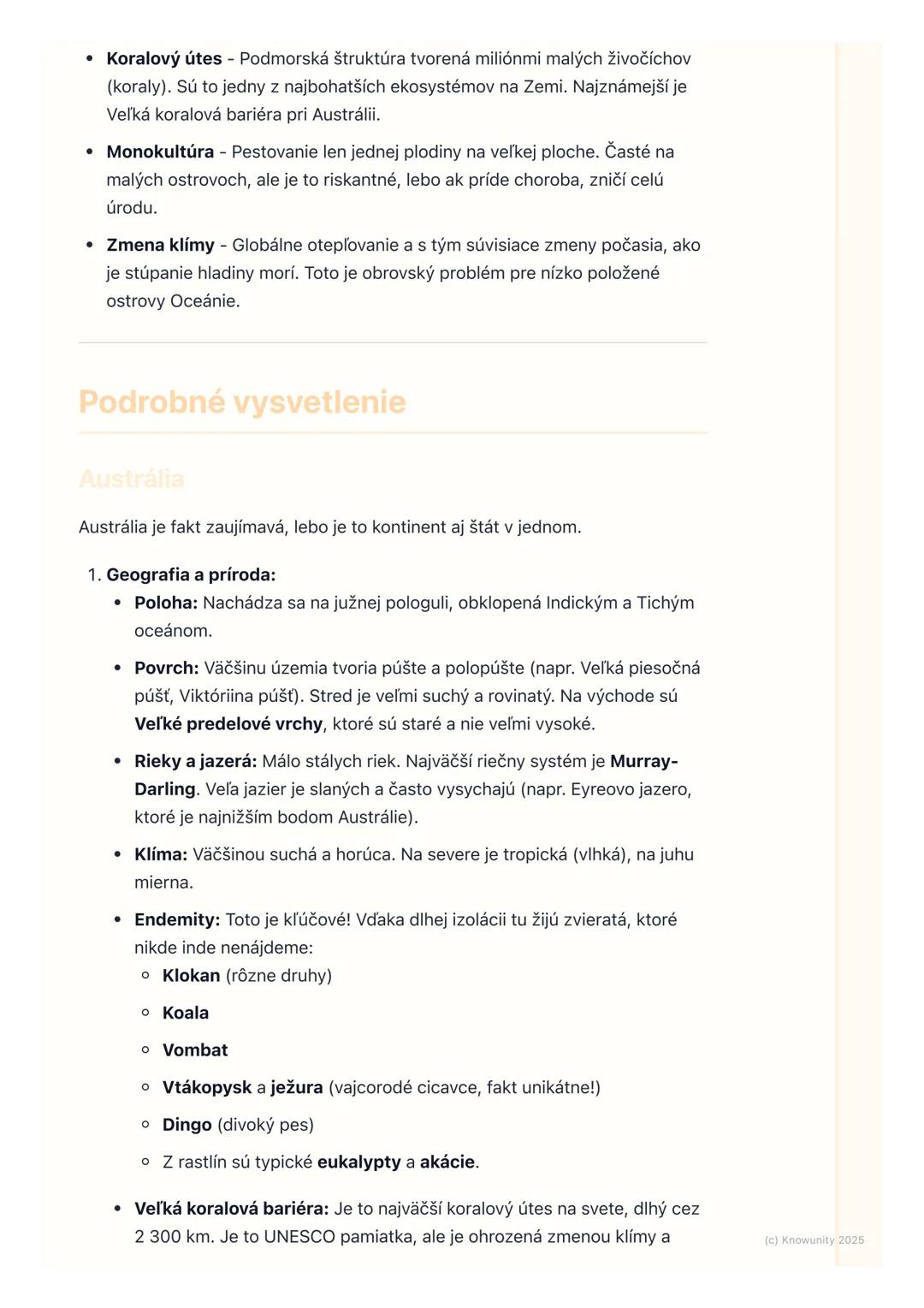 # Austrália a Oceánia

Prehľad Austrálie a Oceánie

Takže, ideme na Austráliu a Oceániu. Je to obrovský región, ktorý je
geograficky dosť iz