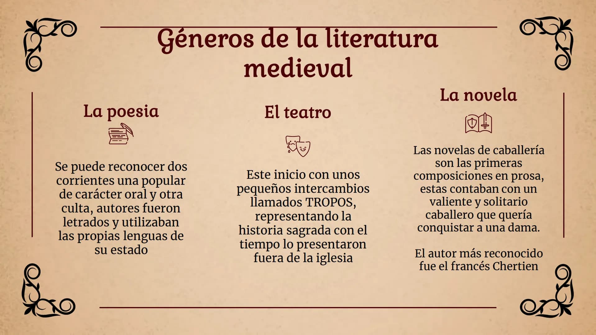 La Edad Media y El
Renacimiento
La edad media abarca mil años,
desde la desaparición del
imperio romano de occidente,
en el año 476.
III
Alr