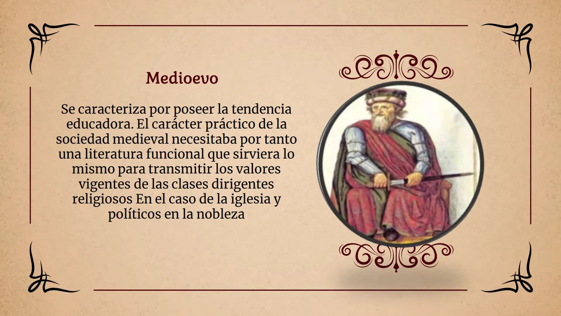 La Edad Media y El
Renacimiento
La edad media abarca mil años,
desde la desaparición del
imperio romano de occidente,
en el año 476.
III
Alr