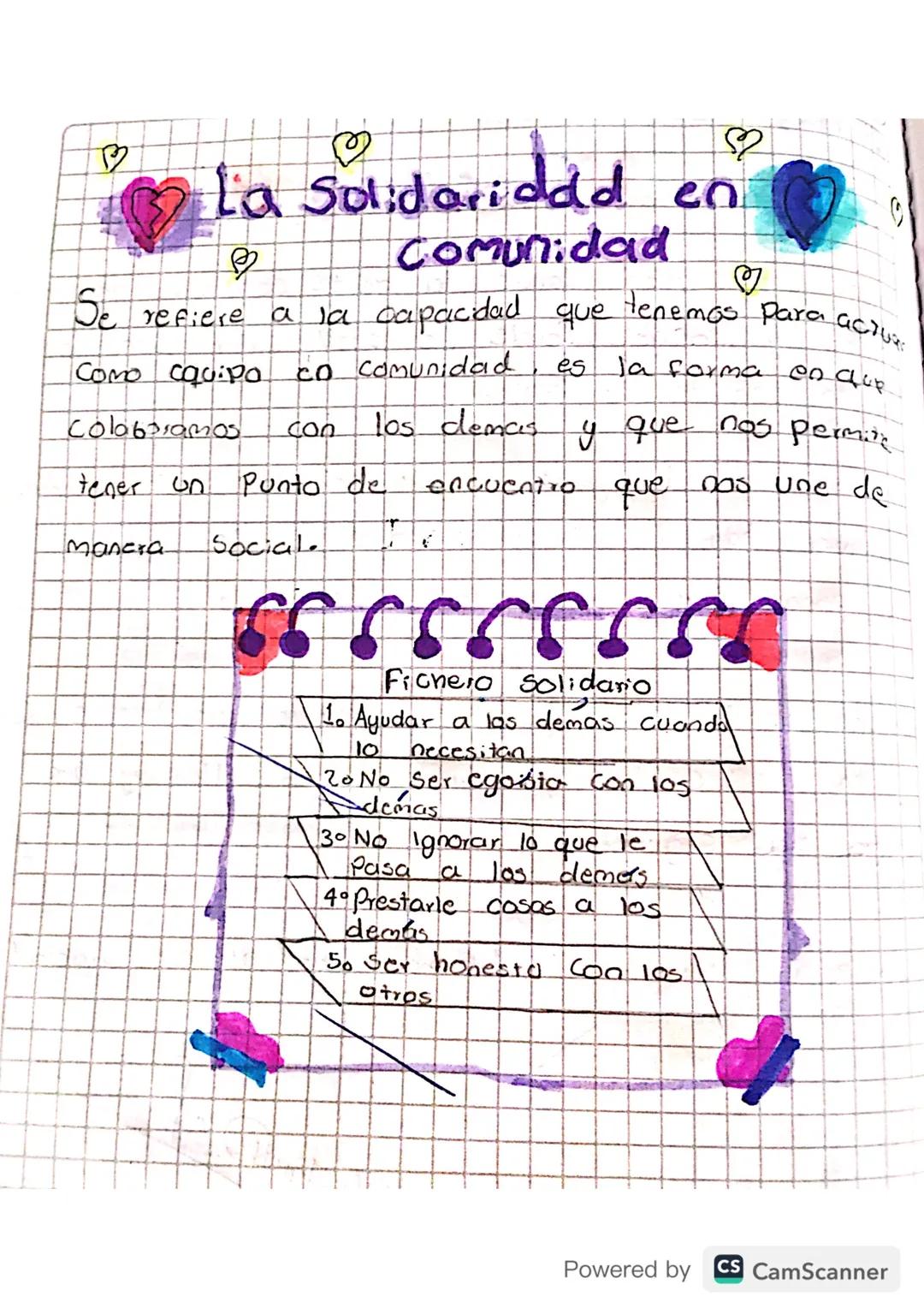 La solidaridad en comunidad