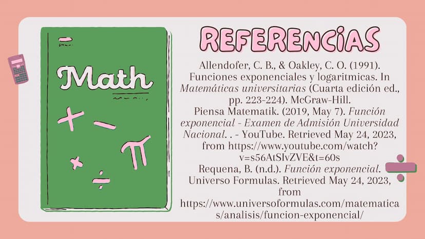CSIO
5
+
π
=
FUNCIONES
EXPONENCIALES
+ 8
∞ FORMA
Una función exponencial es
una función de la forma
f(x)= a*, con a>0 y x en los
reales.
(Al