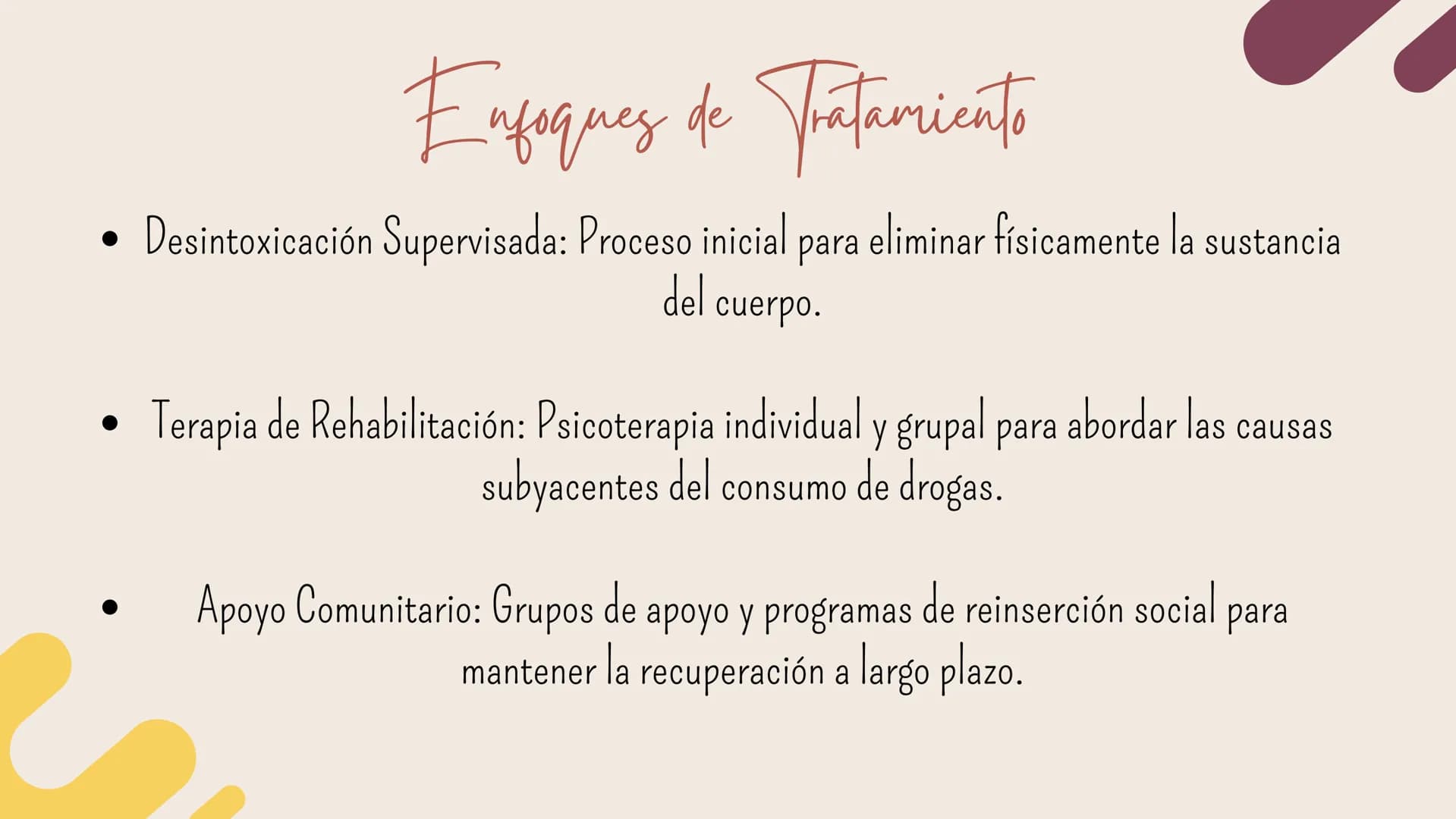 Drogadicción ¿Qué es la Drogadicción?
ед
0
La drogadicción, también conocida como dependencia de drogas
adicción, se refiere al consumo comp
