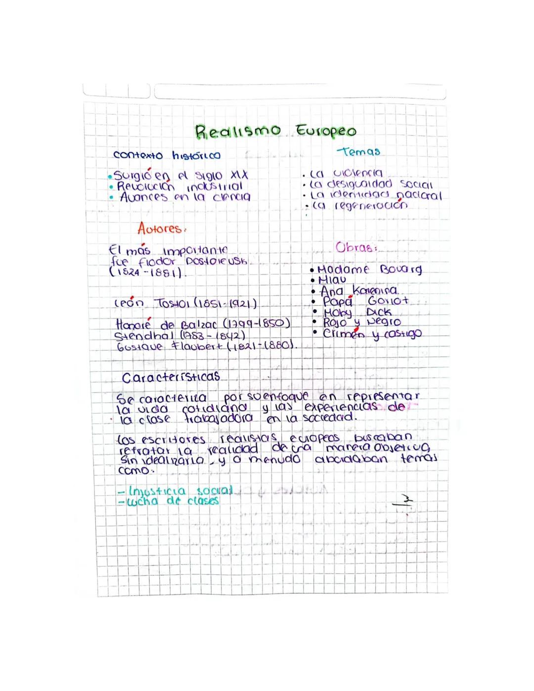 # Realismo Europeo

contexto histórico
*   Surgió en el siglo XIX
*   Revolución industrial
*   Avances en la ciencia

Autores.

El más impo