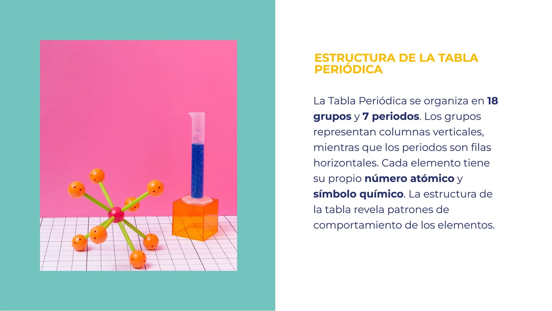 EXPLORANDO LA
TABLA PERIÓDICA:
LOS ELEMENTOS Y SU
ORGANIZACIÓN INTRODUCCIÓN A LA TABLA
PERIÓDICA
La Tabla Periódica es una
herramienta funda