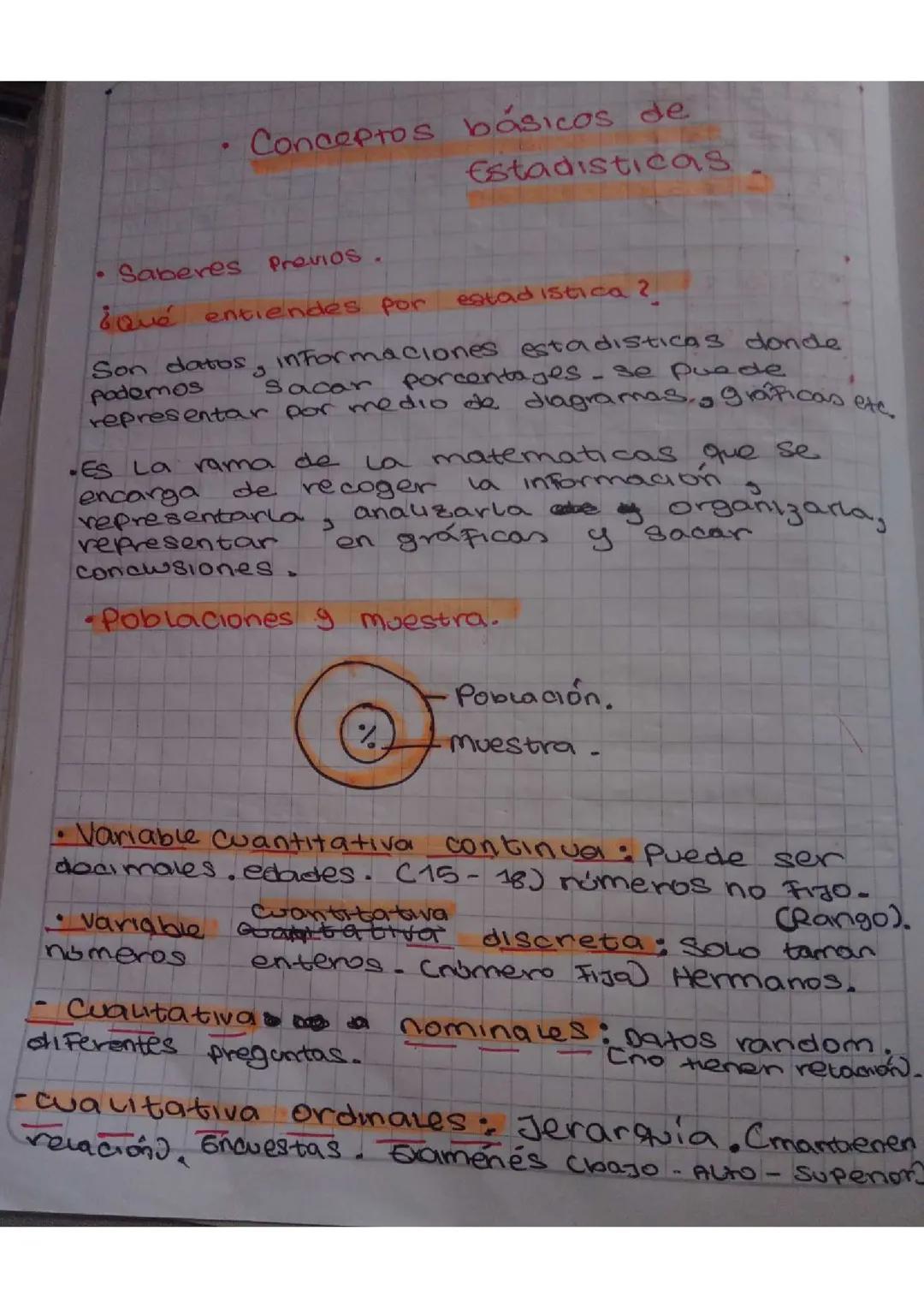 Conceptos basi de estadística 
