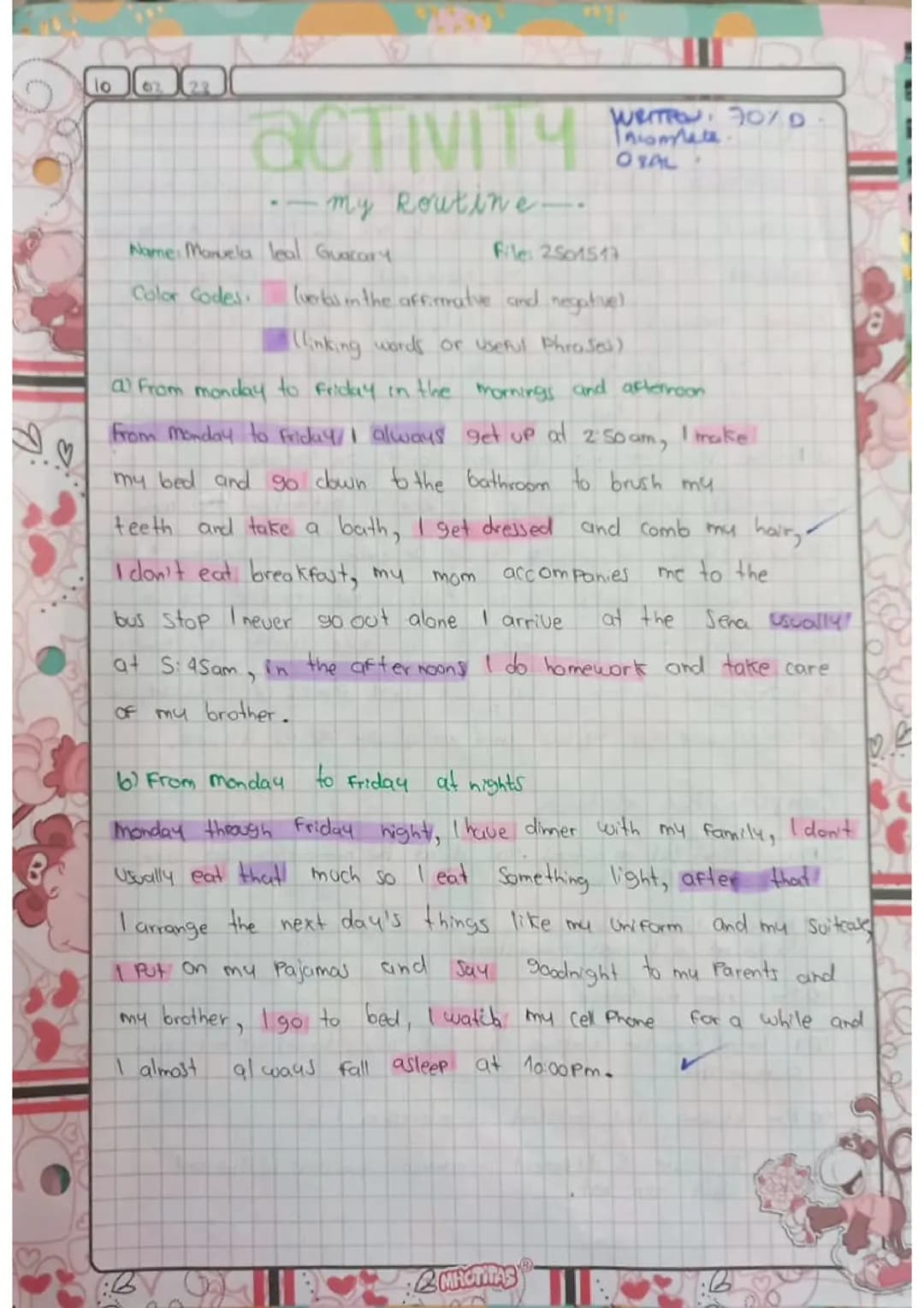 20 Daily Routines in English: Examples and PDF