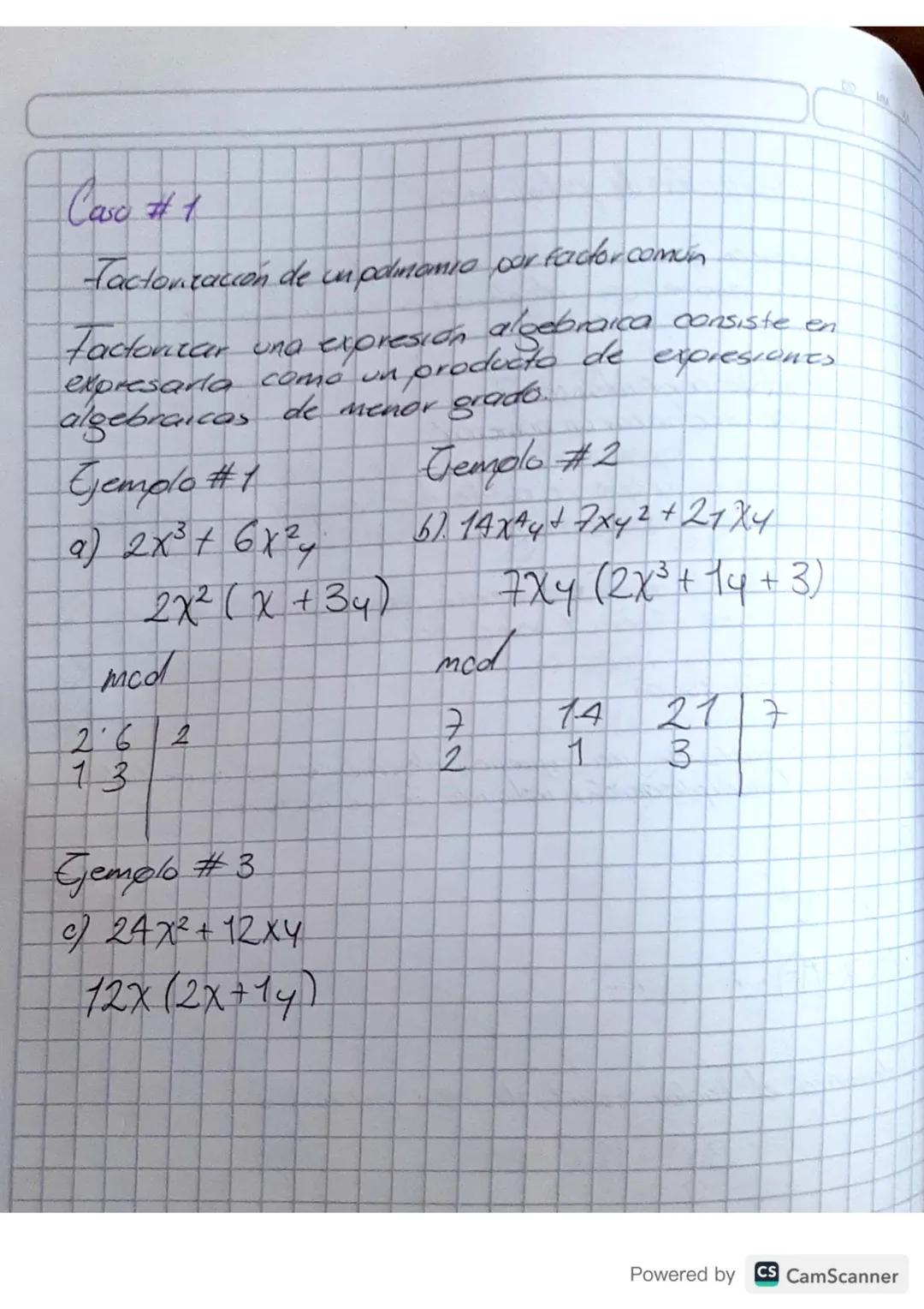 # Factontación de plinomios

Es una tecnica que consiste en la dercomposición en
factores una expresión dlgebraico en forma de
producto.

1.