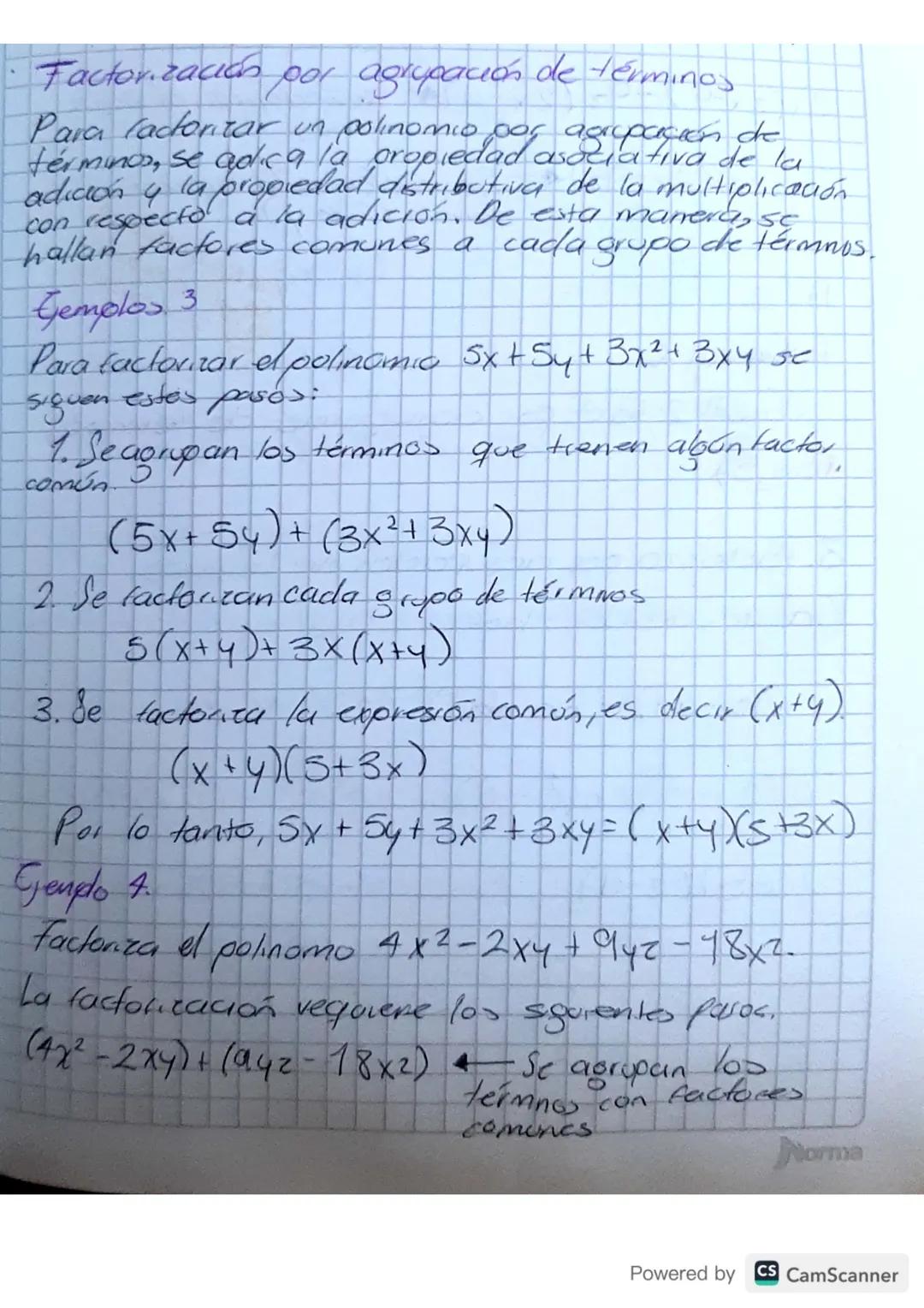 # Factontación de plinomios

Es una tecnica que consiste en la dercomposición en
factores una expresión dlgebraico en forma de
producto.

1.