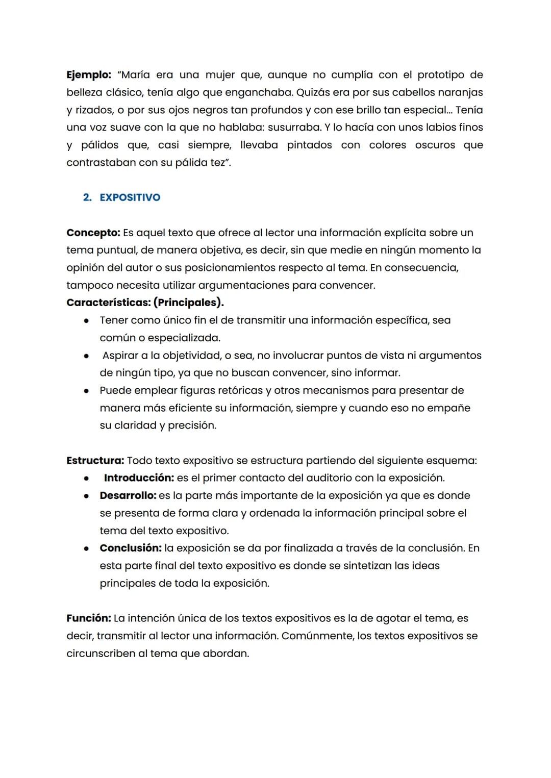 TIPOS DE TEXTOS
1. DESCRIPTIVO
Concepto: Es un discurso oral o escrito que tiene
coherencia interna propia, definimos el texto de
tipo descr
