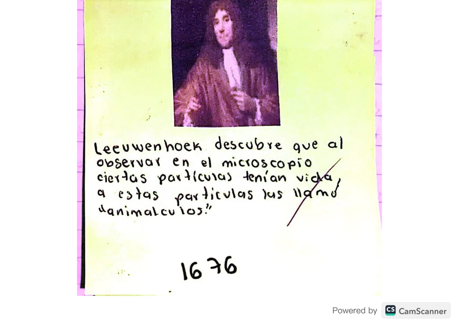 LINEA
DEL TIEMPO
tema:
Descubrimiento de
LA CELULA.
Powered by
CS CamScanner The First
Compound
Microscope
leira 1595)
Hanzs y Zacharias Jes
