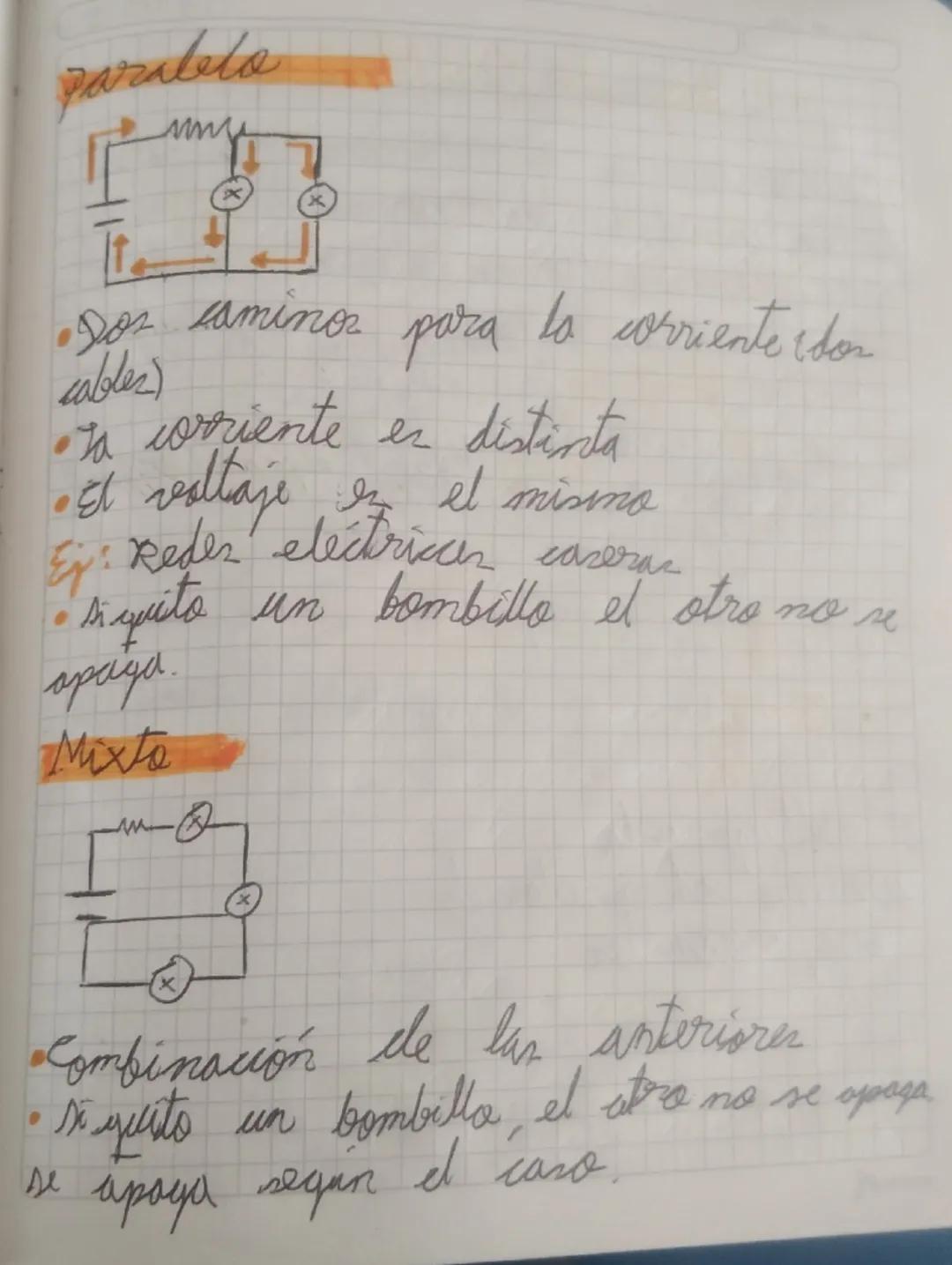 serie
w
Comuster
☆ electricos &
الما
-Un solo camino para la corriente
(un solo cable)
-La corriente es la misma.
El vedtage es distinte par